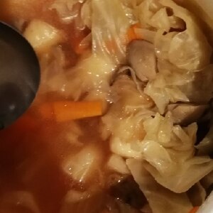 キャベツ＆舞茸のスープ